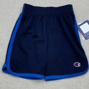 CHAMPION Little Boys Contrast Binding "C" Patch Shorts Size 4